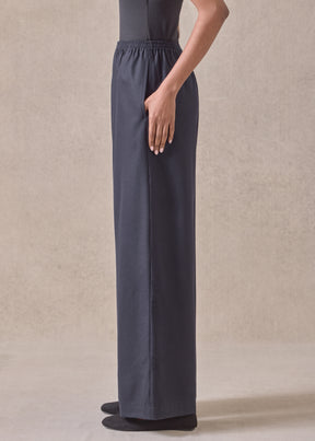 wool cashmere mix flared trouser