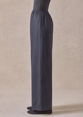 wool cashmere mix flared trouser