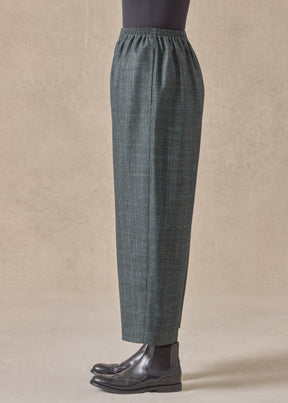 cashmere silk wool mix japanese trouser