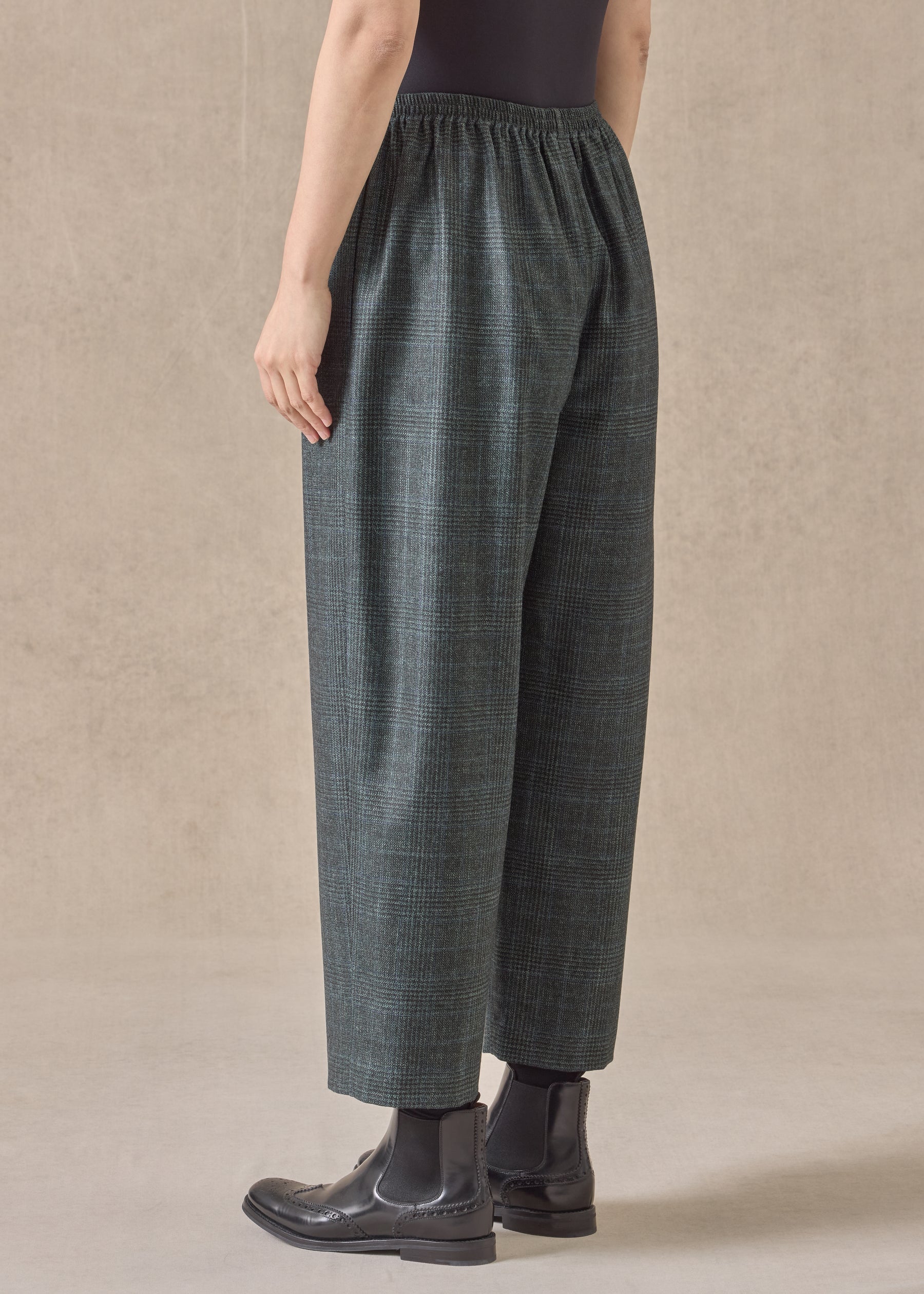 cashmere silk wool mix japanese trouser