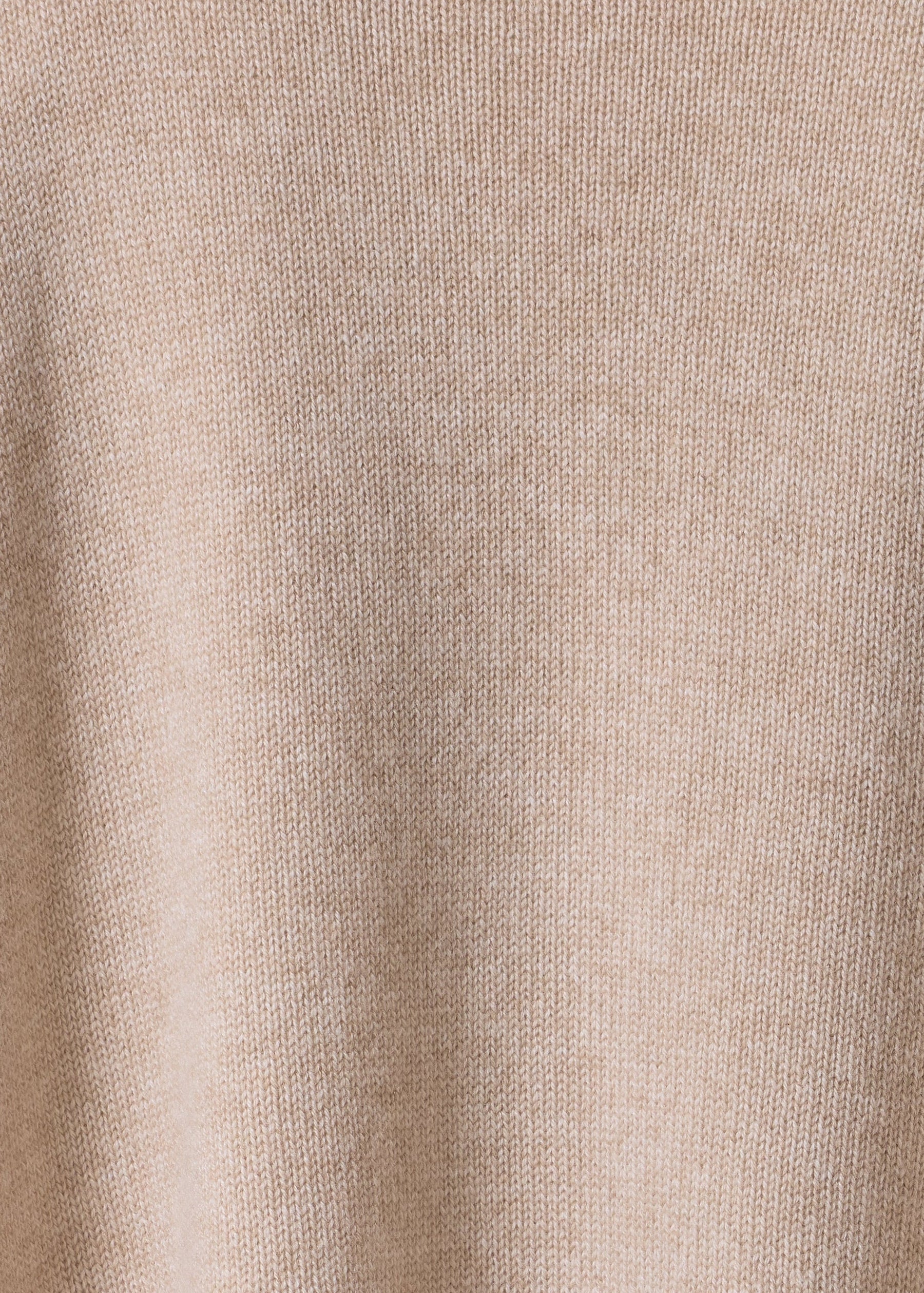 cashmere a-line sleeveless v neck cardigan - mid plus (sandstone)