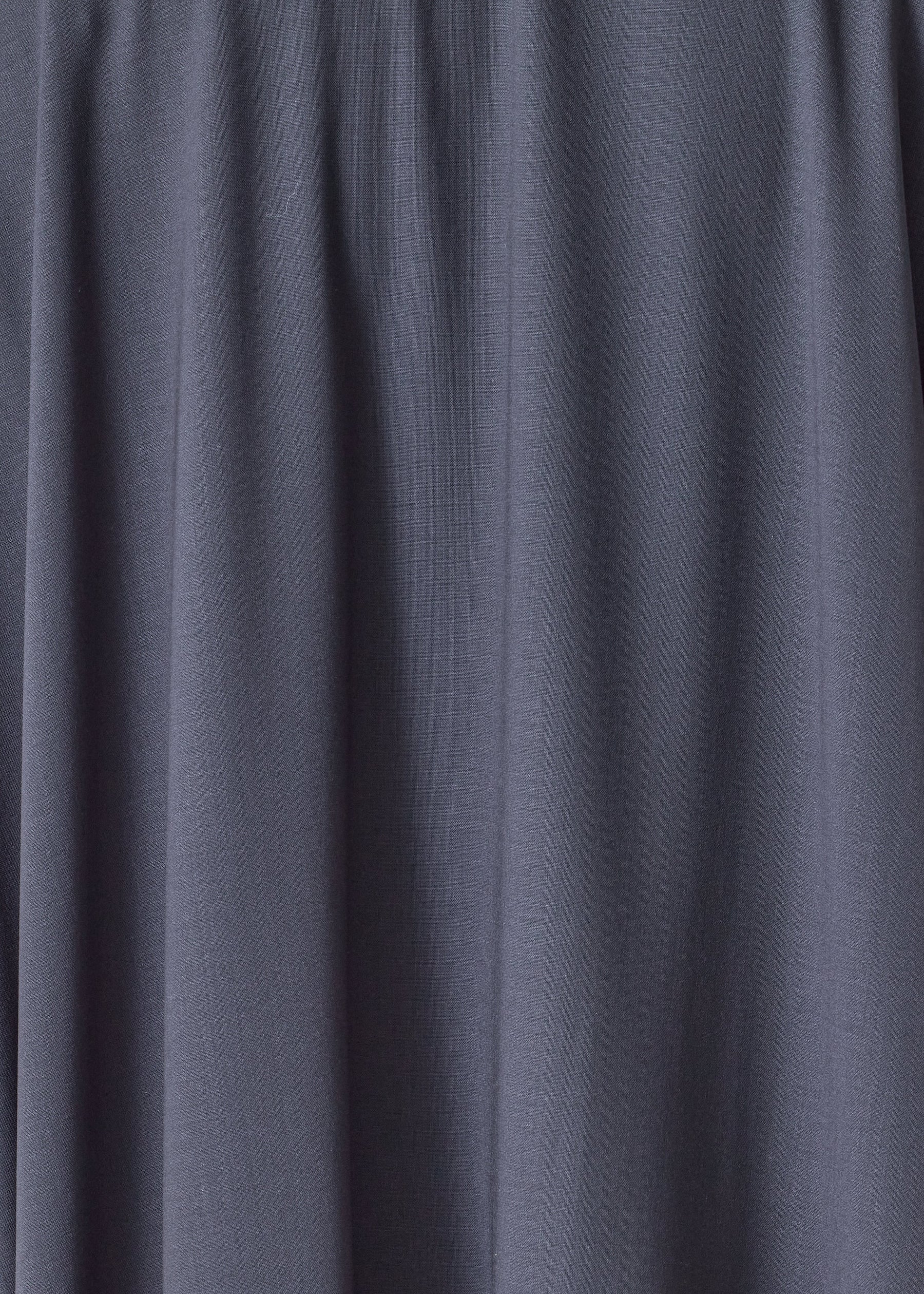 wool stretch angle to front side seam shirt dress with collar (navydark)