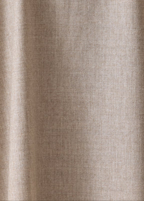 wool cashmere stretch wide longer back shirt with double stand collar - mid plus (natural)
