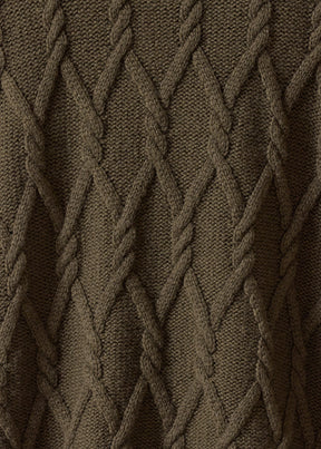 cashmere roll neck - mid plus (lodenbronze)