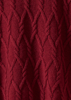 cashmere roll neck - mid plus (red)