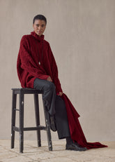 cashmere roll neck - mid plus (red)