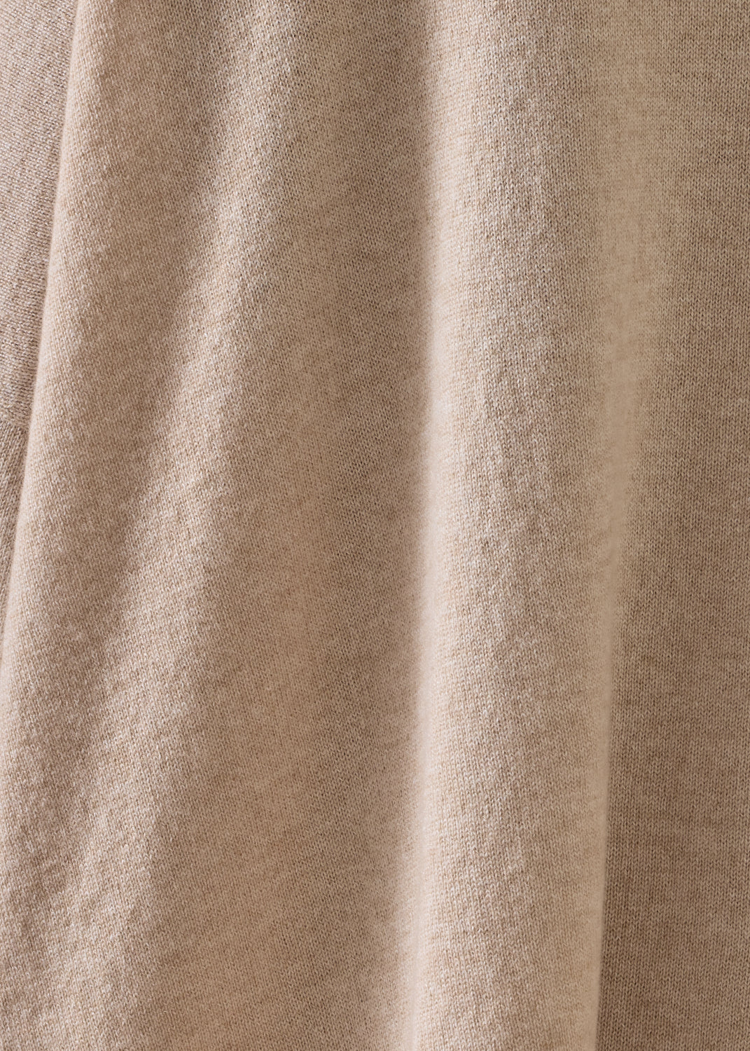 cashmere a-line bateau neck sweater - mid plus (sandstone)