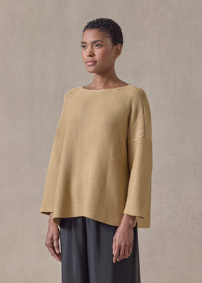 mulberry silk cropped bateau (antique)