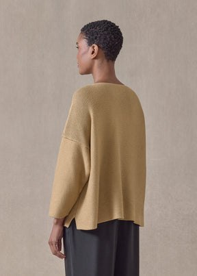 mulberry silk cropped bateau (antique)