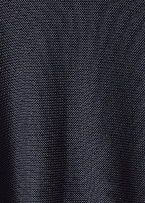 mulberry silk cropped bateau (navydark)