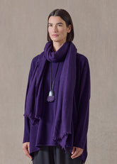 handwoven cashmere large scarf (127cm x 220cm) (tincture)