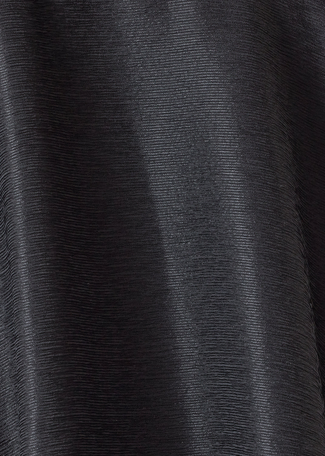 midweight silk plissé jacket coat - mid plus (black)