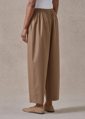wool cashmere japanese trouser (camel)