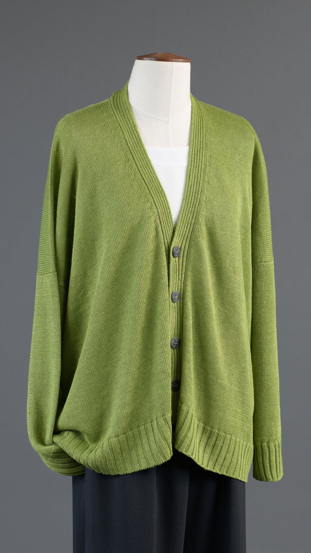 v neck cardigan - mid in limelight