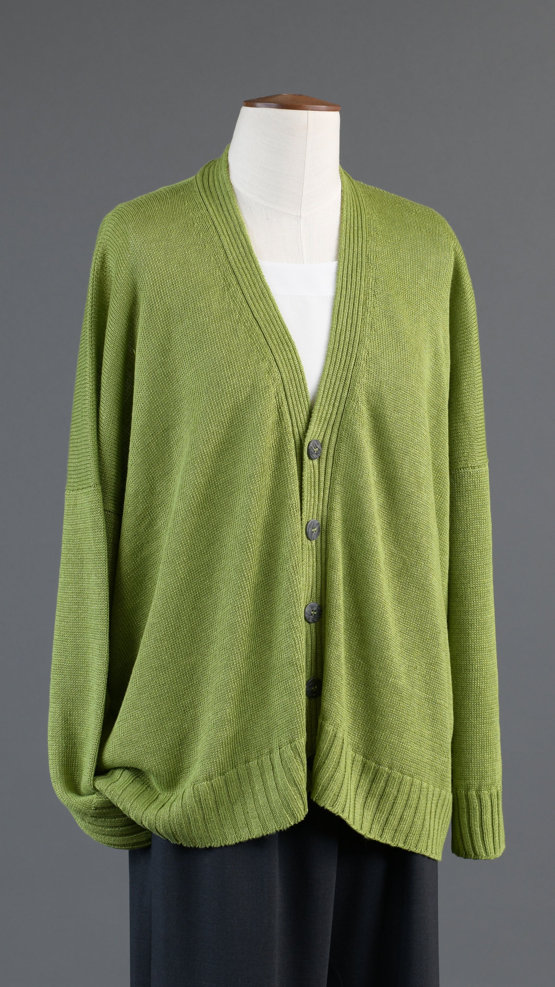 v neck cardigan - mid in limelight