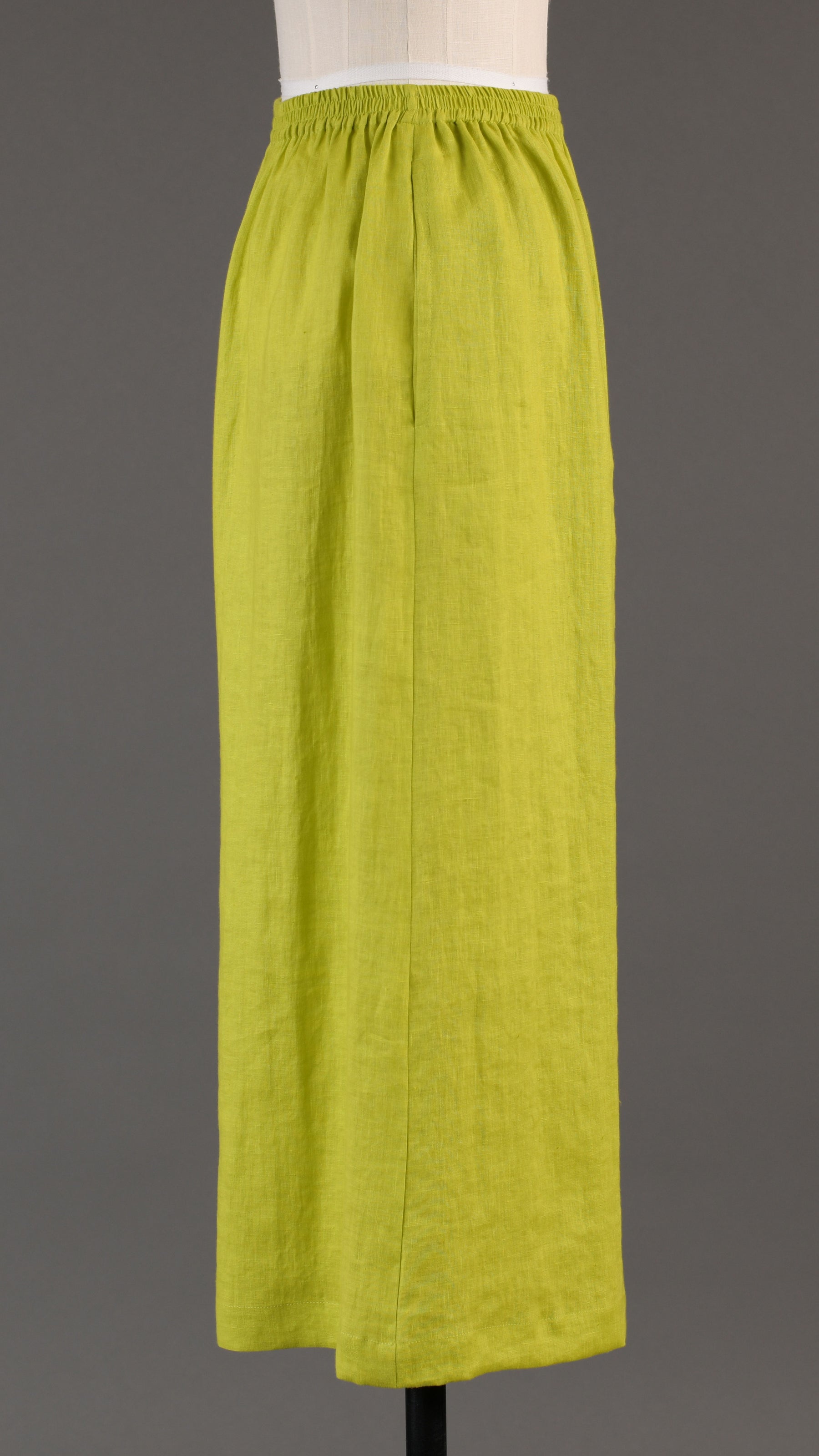 flared cropped trouser in greenlemon