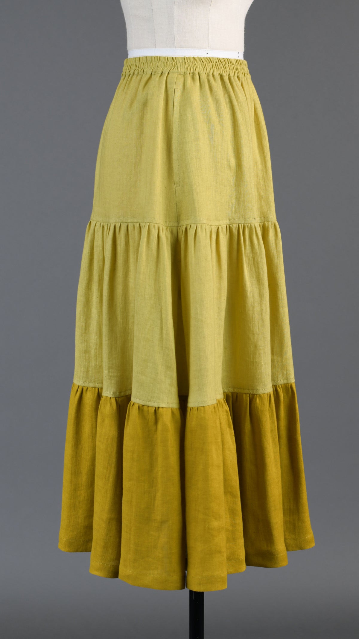 two tone petticoat skirt in dijon mix