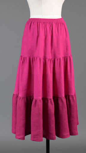 two tone petticoat skirt in magenta mix