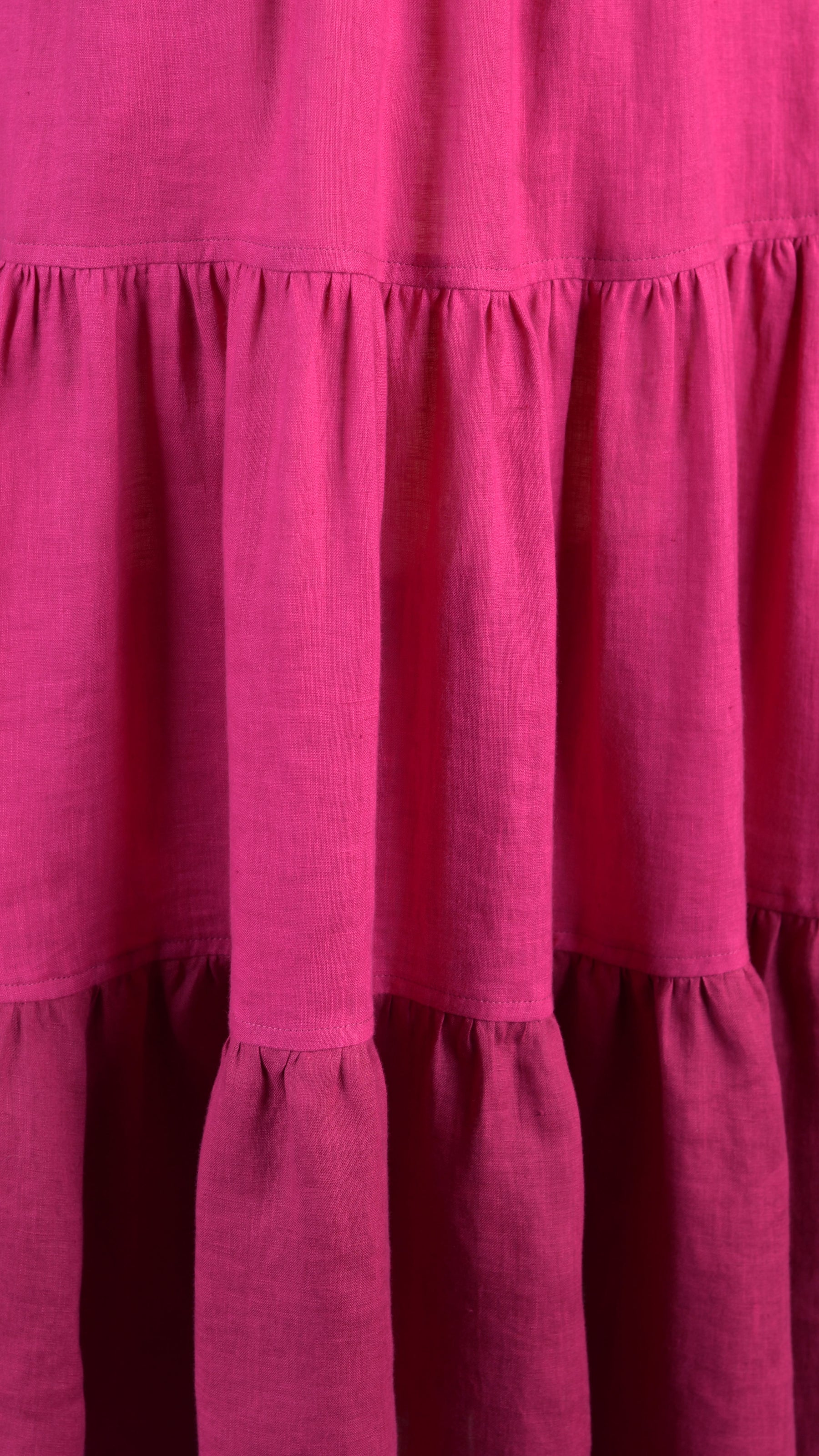 two tone petticoat skirt in magenta mix
