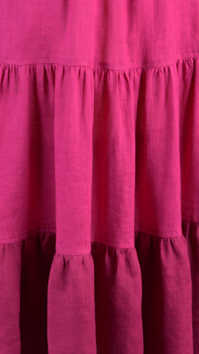 two tone petticoat skirt in magenta mix